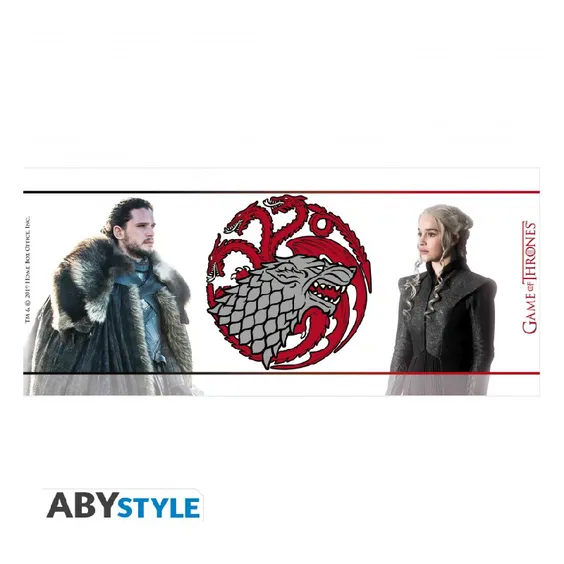 Кружка ABYstyle: Game of Thrones: Jon Snow and Daenerys Targaryen, (6800) 3