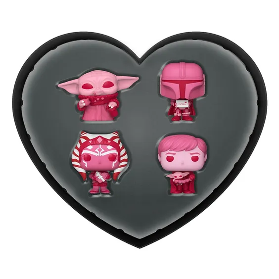 Фигурки Funko Pocket POP!: Star Wars: The Mandalorian (4-Pack Valentine Box), (69071) 3