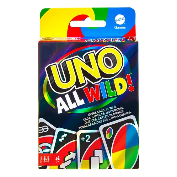 Настільна гра Mattel: UNO: All Wild!, (70633)