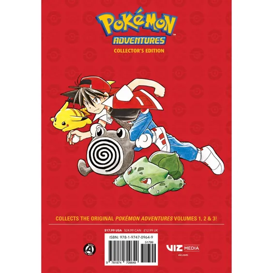 Манґа Pokemon. Pokemon Adventures. Collectors Edition. Volume 1 (3-in-1 Edition: Volumes 1-3) (Omnibus), (709649) 4