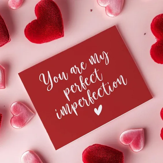 Листівка Gifty: «You are my perfect imperfection», (720078) 3