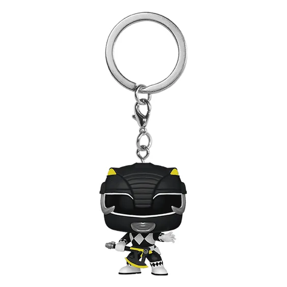 Брелок Funko Pocket POP!: Keychain: Power Rangers: 30th Anniversary: Black Ranger, (72149) 2
