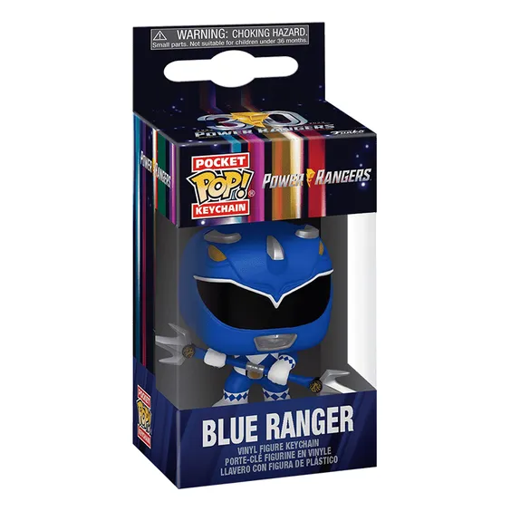 Брелок Funko Pocket POP!: Keychain: Power Rangers: 30th Anniversary: Blue Ranger, (72150) 3