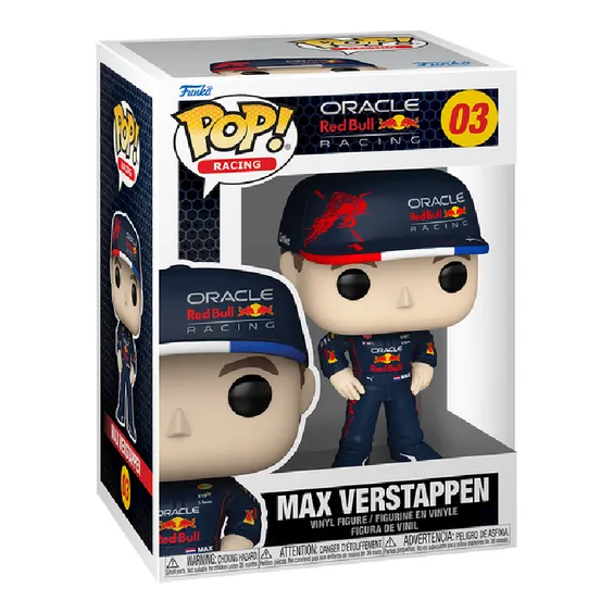 Фігурка Funko POP!: Racing: Formula 1: Oracle Red Bull: Max Verstappen, (72217) 3