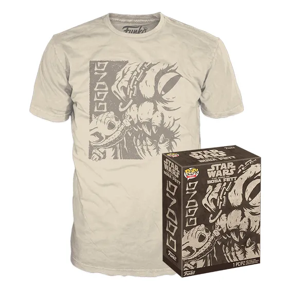 Футболка Funko POP!: Tees: Star Wars: The Book of Boba Fett: Grogu (M), (72737)