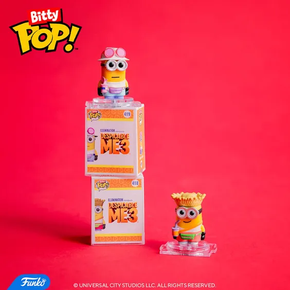 Набор фигурок Funko Bitty POP!: Despicable Me 3: Minions (4-pack / 3+1 Mystery Bitties), (730389) 2
