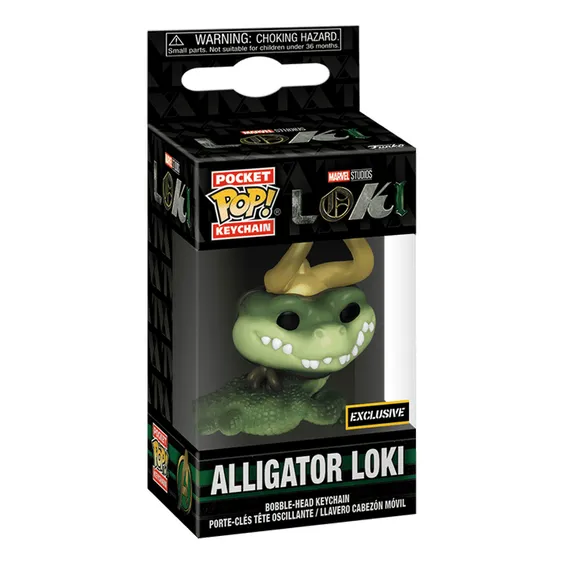Брелок Funko Pocket POP!: Keychain: Marvel: Loki: Alligator Loki (Special Edition), (74027) 3