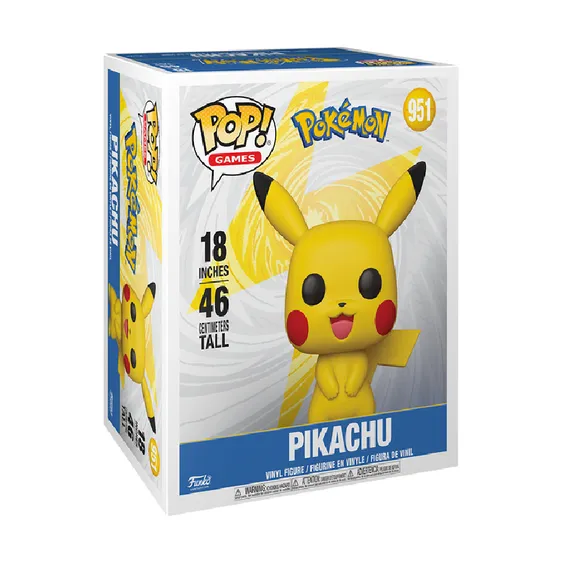 Фигурка Funko POP!: Mega: Games: Pokemon: Pikachu, (74231) 3
