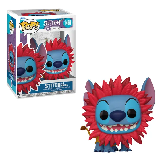 Фигурка Funko POP!: Disney: Lilo & Stitch: Stitch in costume: Stitch as Simba, (75164)