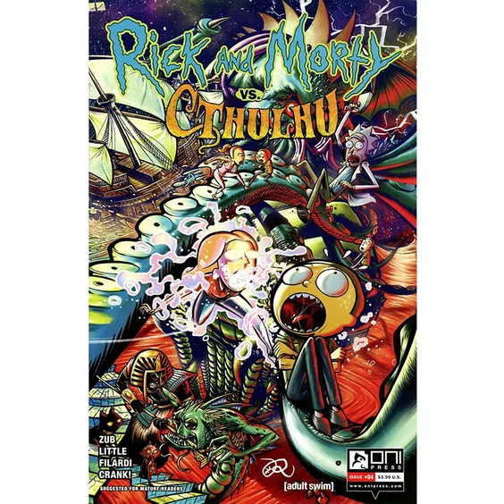 Комікс Rick & Morty vs. Cthulhu. Volume 1. #4 (Lee's Cover), (754431)