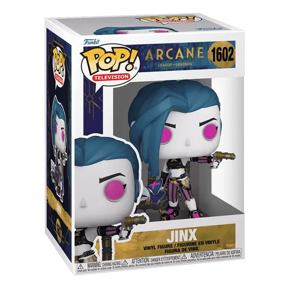 Фігурка Funko POP!: Television: Arcane: League of Legends: Jinx, (75649) 3