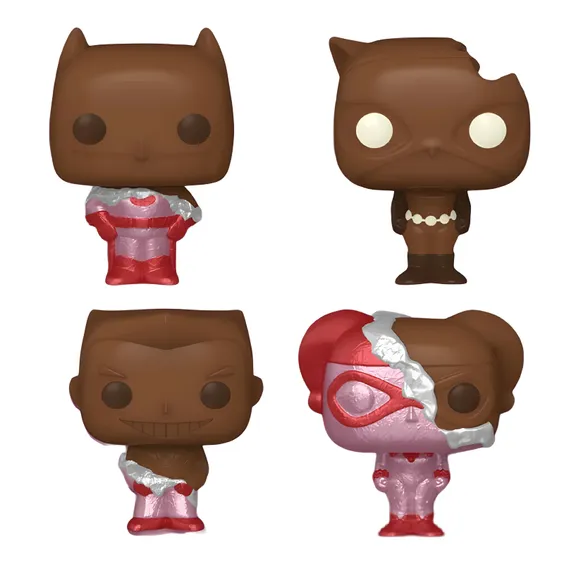 Фігурки Funko Pocket POP!: DC: The Animated Series: Batman (4-Pack Valentine Box), (762250) 3