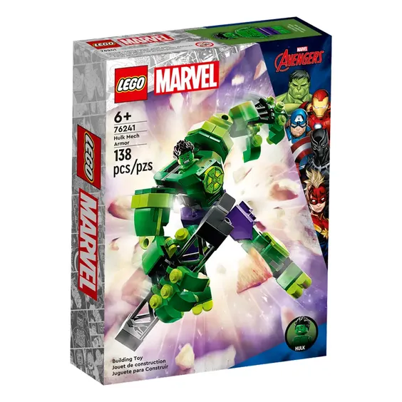 Конструктор LEGO: Marvel: Avengers: Hulk Mech Armor, (76241) 6