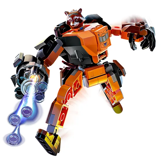 Конструктор LEGO: Marvel: Guardians of the Galaxy: Rocket: Mech Armor, (76243) 4