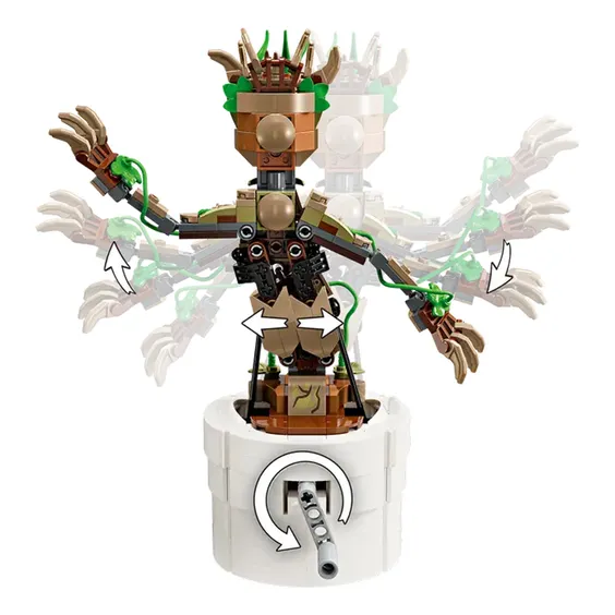 Конструктор LEGO: Marvel (Studios): The Infinity Saga: Dancing Groot, (76297) 4