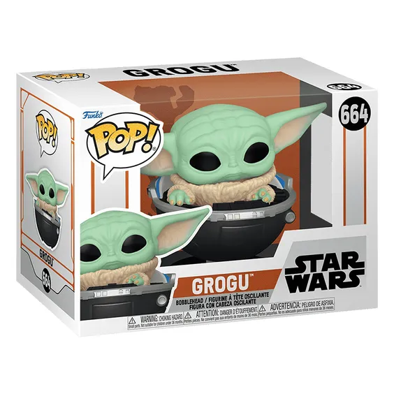 Фігурка Funko POP!: Star Wars: The Mandalorian: Grogu, (76551) 3