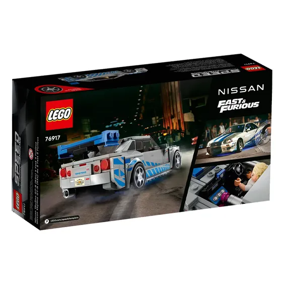 LEGO Speed Champions 2 Fast 2 Furious Nissan Skyline GT R R34 76917 World Of Comics