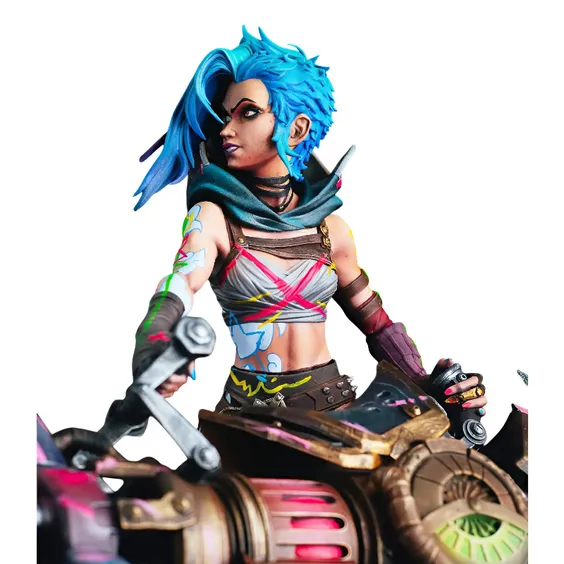 Колекційна фігурка 3D Magicca: Arcane: League of Legends: Jinx, (80021) 3
