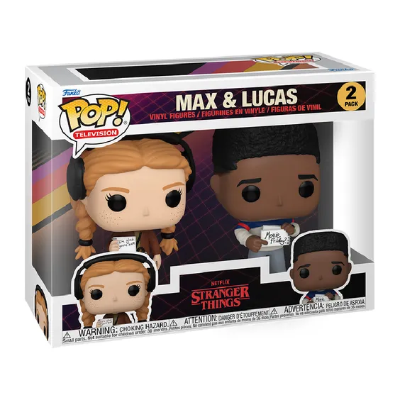 Фігурка Funko POP!: Television: Stranger Things: Max and Lucas (2-Рack), (801393) 3