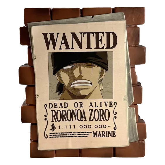 Копилка Plastoy: One Piece: Roronoa Zoro: «Wanted», (802763)