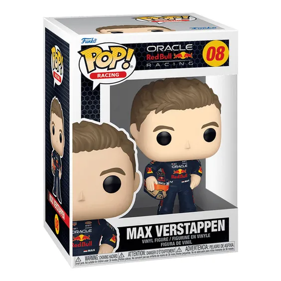 Фигурка Funko POP!: Racing: Formula 1: Oracle Red Bull: Max Verstappen, (80580) 3