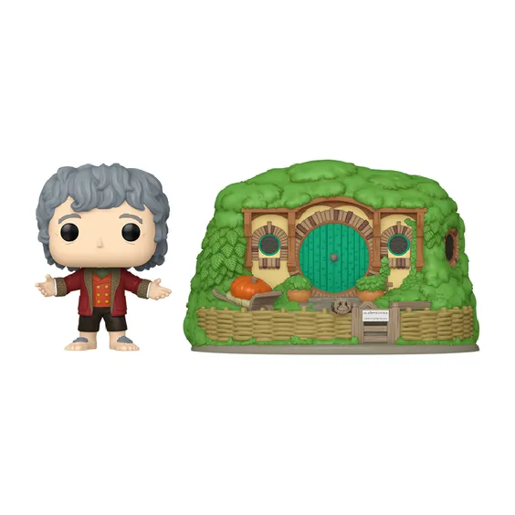Фигурка Funko POP!: Town: Lord of Rings: Bilbo Baggins w/ Bag-End, (80835) 2