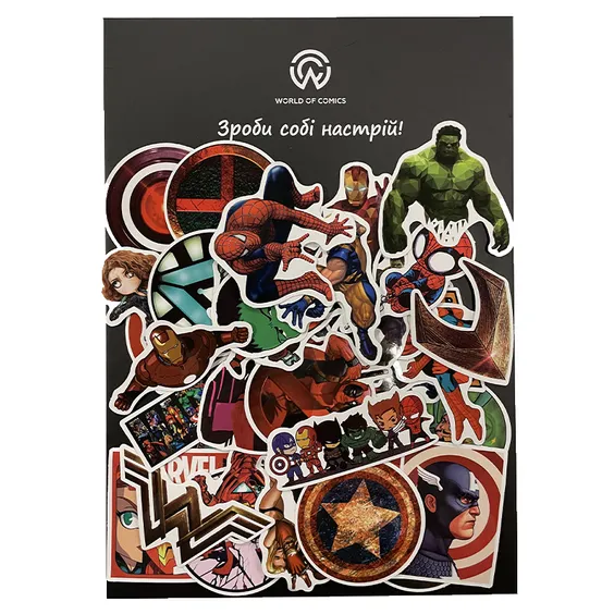 Набор стикеров Marvel & DC: Mix, (8088)