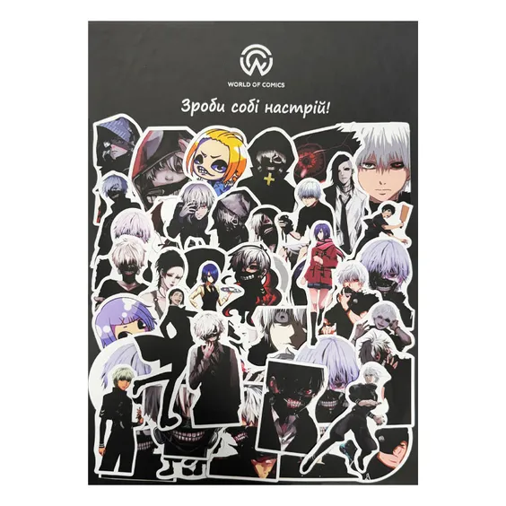Набор стикеров Tokyo Ghoul, (8137)
