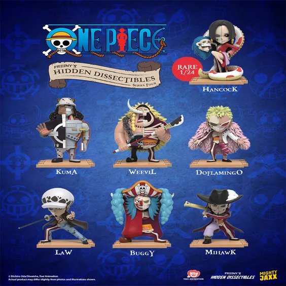 Фигурка Mighty Jaxx: Jason Freeny: Hidden Dissectibles: One Piece (Warlords Edition) (1 c 7), (81683) 9