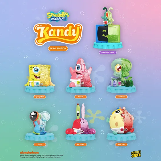 Фигурка Mighty Jaxx: Kandy: Spongbob Squarepants (Soda Edition) (1 с 7), (81686) 5