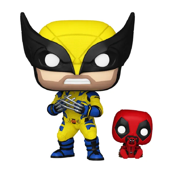 Фигурка Funko POP!: Marvel: Deadpool & Wolverine: Wolverine w/ Babypool, (82382) 2