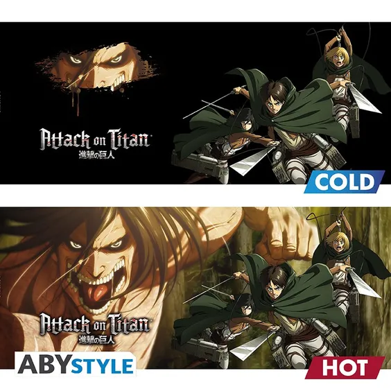 Кухоль-хамелеон ABYstyle: Attack on Titan: Titan Eren, (83412) 3