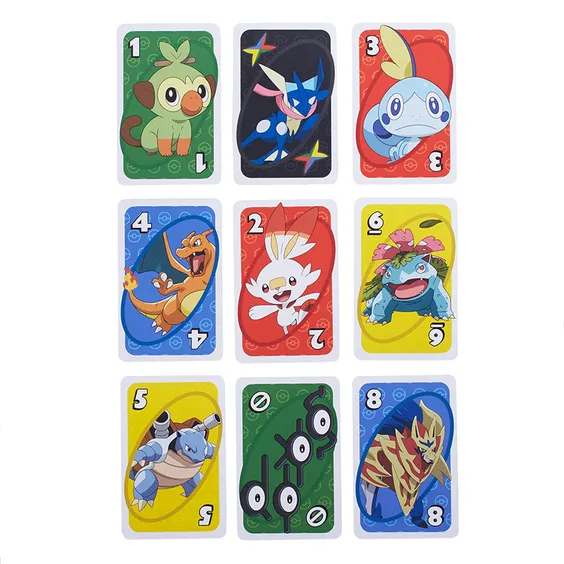 Настольная игра Mattel: UNO: Pokemon (Japanese Limited Edition), (87032) 3