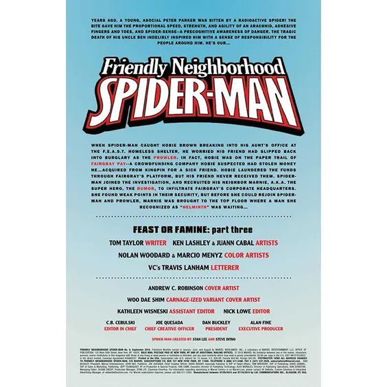Комікс Marvel. Friendly Neighborhood Spider-Man. Feast or Famine. Part 3. Volume 2. #9, (930265) 2