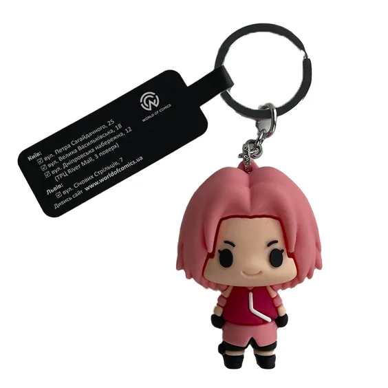 3D брелок Naruto: Sakura, (9348)