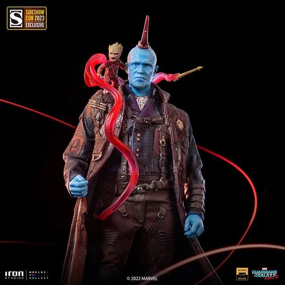 Колекційна фігура Iron Studios: Marvel: Guardians of the Galaxy (Vol.2): Yondu and Groot (Deluxe) (Sideshow CON 2023 Exclusive), (950720) 3
