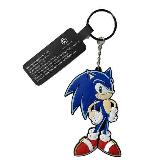 Брелок двосторонній Sonic: The Hedgehog: Sonic, (9561)