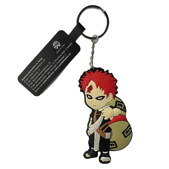 Брелок двухсторонний Naruto: Gaara, (9562)