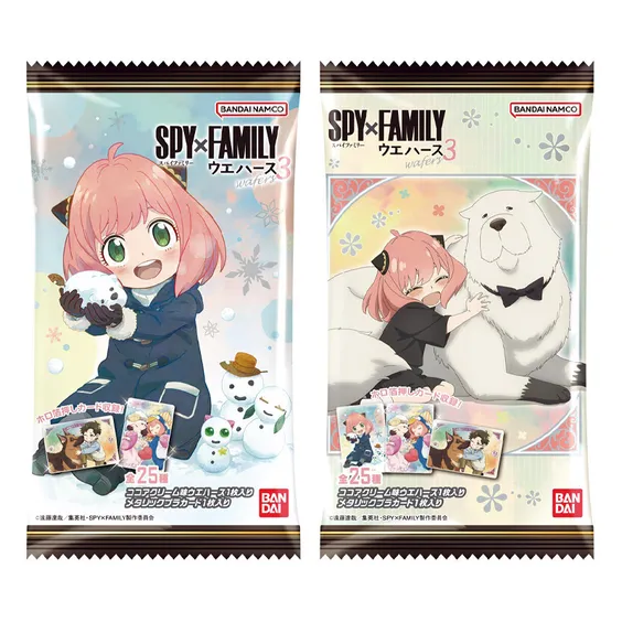 Вафлі з колекційною картою Bandai: Spy х Family, (958741)