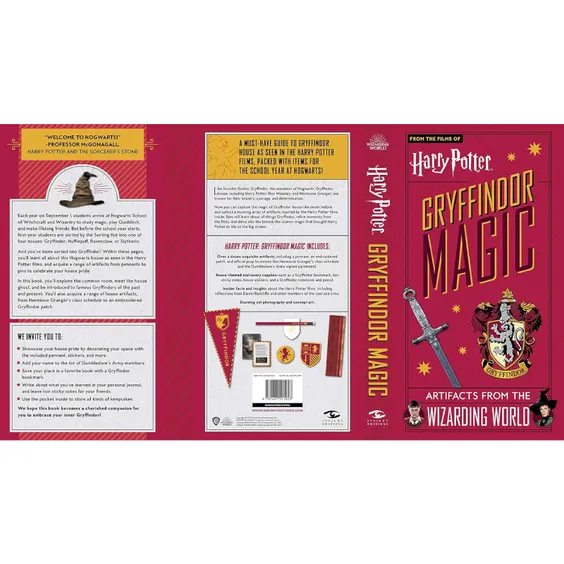 Інтерактивна книга Harry Potter. Gryffindor Magic. Artifacts from the Wizarding World, (96408) 3
