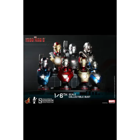 85539 R Набір колекційних бюстів Hot Toys: Iron Man 8 pcs, (85539). Купити ...