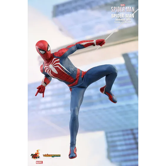 Колекційна фігура Hot Toys: Spider man advanced suit, (87402)