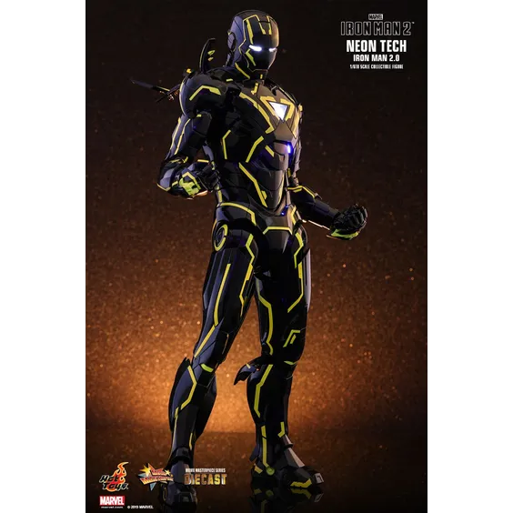 Коллекционная фигура Hot Toys: Neon Tech Iron Man 2.0, (89758)