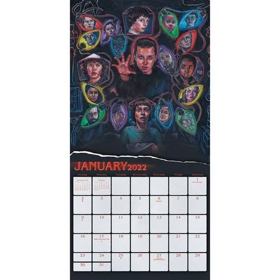 Календар Danilo Calendar (2022): STRANGER THINGS, (122151) 2