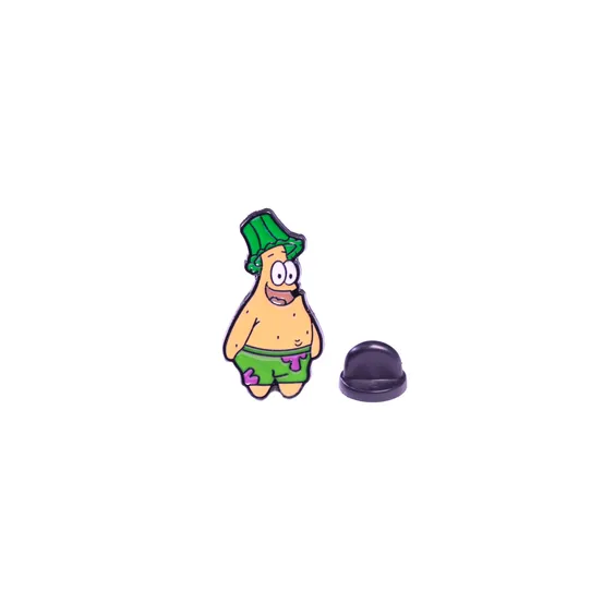 Металлический значок (пин) SpongeBob SquarePants: Patrick in the bucket, (10543)