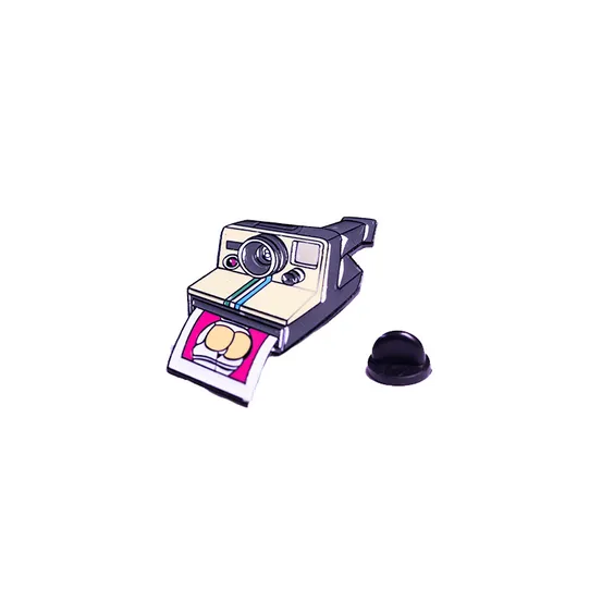 Металевий значок (пін) Instant camera, (11322)