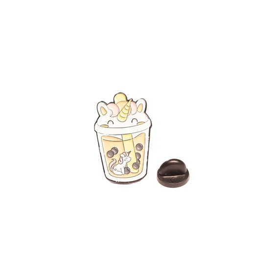 Металевий значок (пін) Unicorn in Cup, (11605)