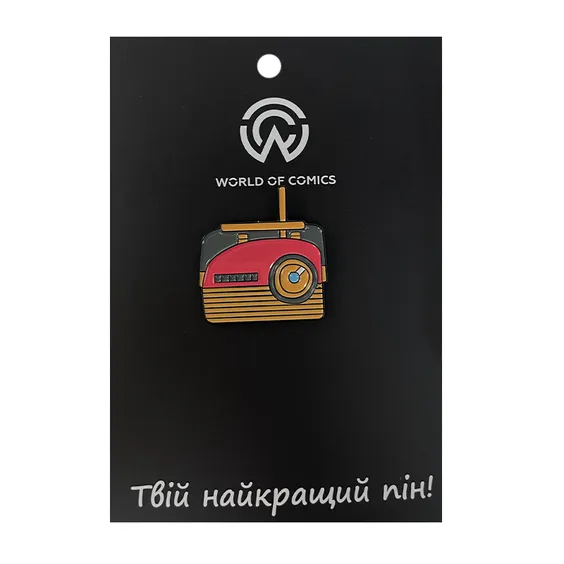 Металевий значок (пін) Radio Tape Recorder, (11652)