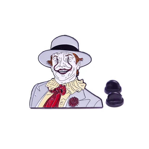 Металлический значок (пин) Pennywise/Joker (Nicholson), (11949)
