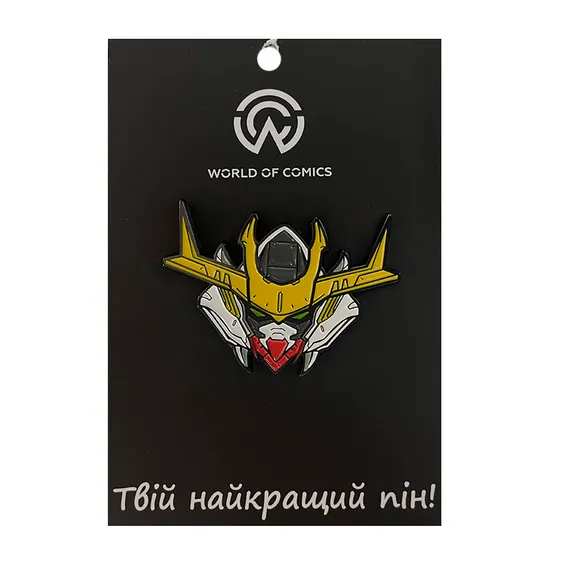 Металевий значок (пін) Gundam: Barbatos Lupus Rex (ASW-G-08), (11993)
